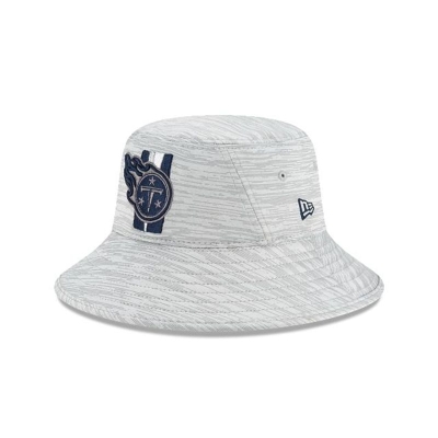 Tennessee Titans Gorra | New Era Official NFL Training Stretch Bucket Hat Mexico - Azules